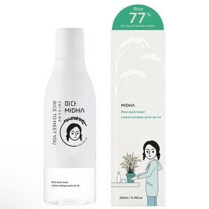 [MIDHA] Rice Pure Toner (6.7fl.oz) 77% Rice Water Toner/Face‎ Moisturizer/Vegan